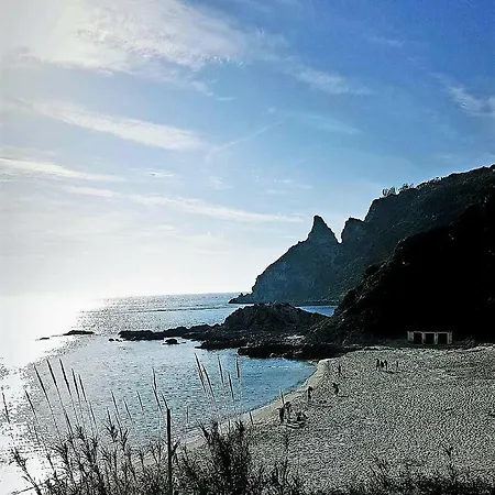 شقة La Casa Nel Verde Con Vista Sul Mare Di Tropea
